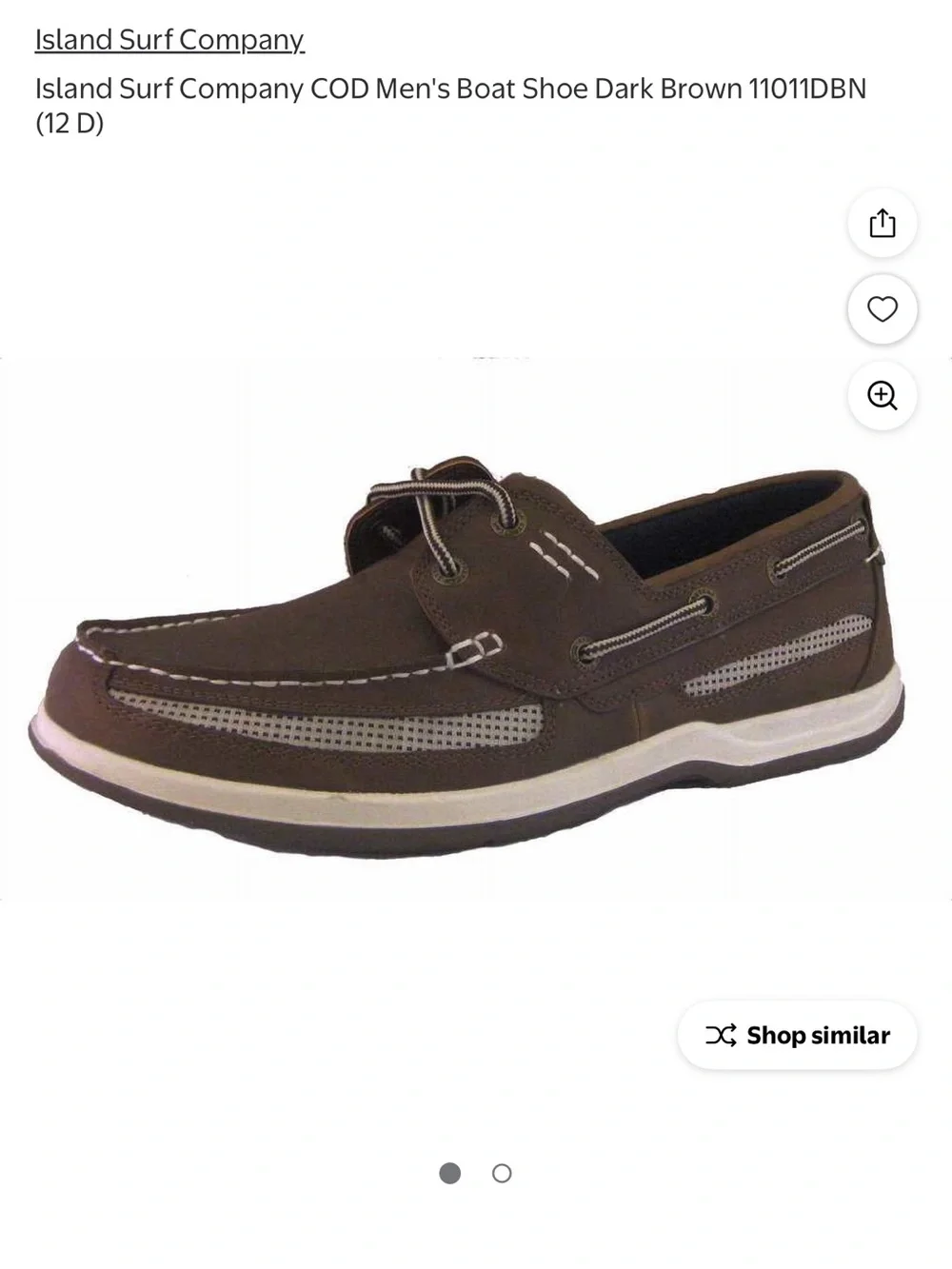 Men's Brown Casual Boat Shoes